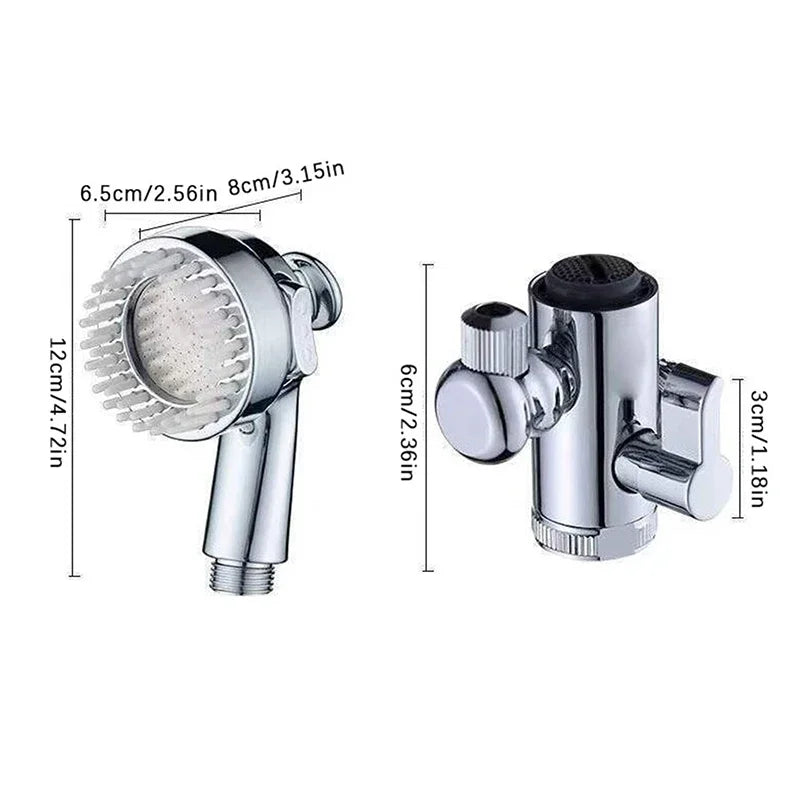 All-in-One 360° Rotating Shower Faucet